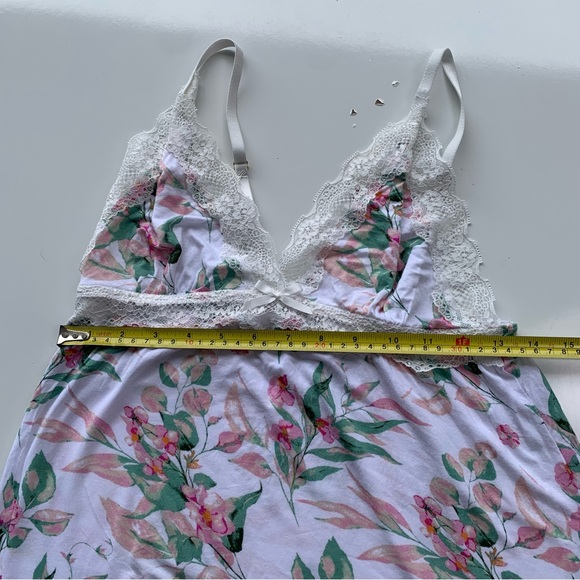 DAISY FUENTES INTIMATES Womens Lace Trim Chemise Size S Stretch Fabric - Picture 3 of 9